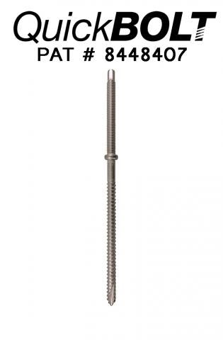 QuickBOLT 17678 > 5/16 X 8" QuickBOLT Type 304 Stainless Steel - Qnty 25 Bolts