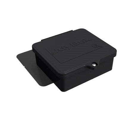 Quick Mount PV QM-JBX-RF01-B1 > JayBox™Junction Box Roof Mount for Comp Shingle Roofs - Black Finish