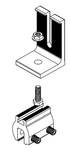 IronRidge/Quick Mount PV QM-LYNX-SS-M1 > Lynx Standing Seam Clamp - Mill Finish - Box of 12