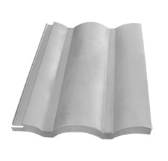 Quick Mount PV QMC-TRF-F-W-A > SolarMount Tile Replacement W-Tile Flashing - Mill Finish - Box of 12