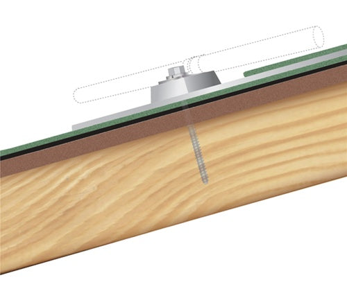 Quick Mount PV QMCC C > Classic Conduit Mount - Box of 12 - Mill Finish