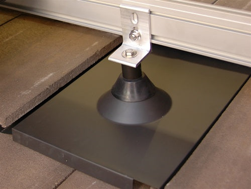 Quick Mount PV QMFTM B > BLACK Specialty Flat Tile Mount