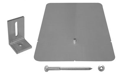 QuickMount PV QMLM-A > L-Mount Flashing with integrated L-foot , Clear - Box of 12