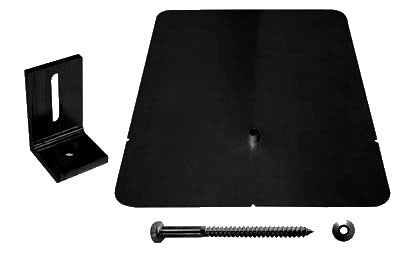 QuickMount PV QMLM-B > L-Mount Flashing with integrated L-foot - Black / Bronze - Box of 12