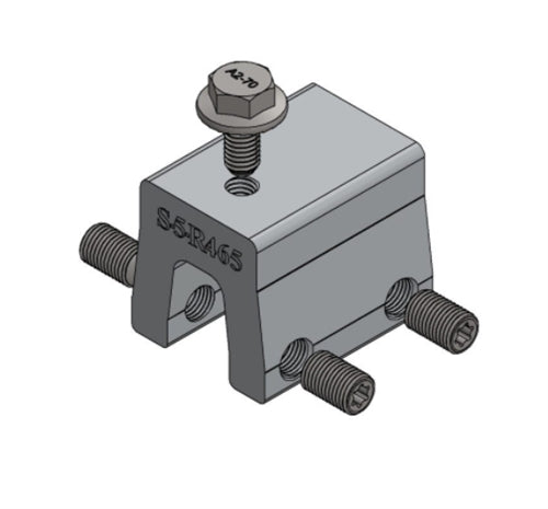 S-5!  > Standing Seam Clamp Two Set Screws, 0.74 INCH Jaw Width - S-5-R465 Clamp
