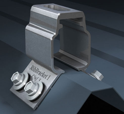 S-5! RibBracket I > Bracket Mount for trapezoidal roof shapes. Fits Hawaiian profiles.