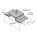 S-5! SolarFoot > Solarfoot L-Foot for Trapezoidal metal roofs - 1 Unit
