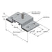 S-5! SolarFoot > Solarfoot L-Foot for Trapezoidal metal roofs - 1 Unit