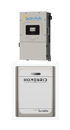 Off-Grid or Mobile ESS Bundle > Sol-Ark 5,000 Watt 48 Volt All-In-One Solar Generator 5K-1P-N - Inverter with HomeGrid Compact Series 5kWh battery C1-LFP19200-1A01