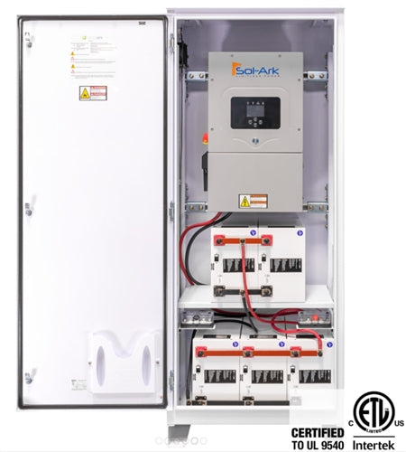 SimpliPhi AccESS A-5PHI-SA-12 > 19.0kW total capacity with Sol-Ark 12kW Inverter - 5x PHI 3.8 Batteries - 3.8kWh 48 Volt LFP Batteries