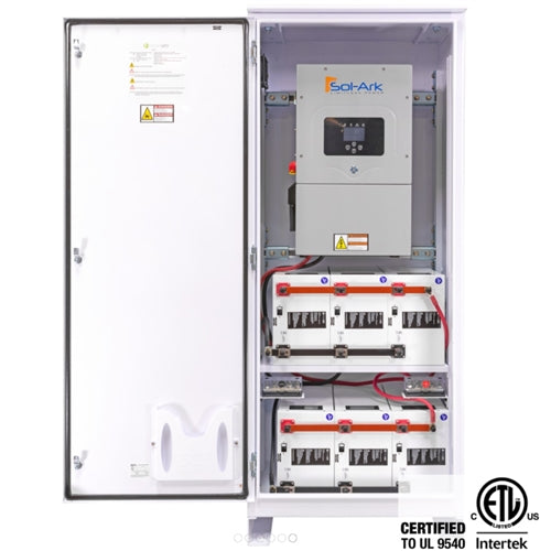 SimpliPhi AccESS A-6PHI-SA-12 > 22.8kW total capacity with Sol-Ark 12kW Inverter - 6x PHI 3.8 Batteries > 3.8kWh 48 Volt LFP Batteries