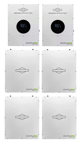 SimpliPhi ESS SPHI-ESS-20-12 > Energy Storage System: 4 Batteries, 19.92 kWh, AC or DC Coupled 12000 W, Includes AGS