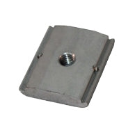 SnapNrack All Purpose Bonding L-Foot Assembly w/ Two Channel Nuts - Clear Finish - 242-02041