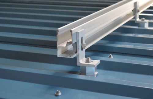 SnapNrack - Bonding Metal Roof Base - Clear Finish - 242-02036