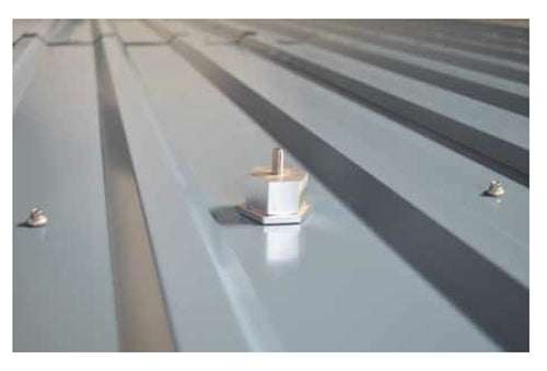 SnapNrack - Bonding Metal Roof Base - Clear Finish - 242-02036