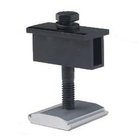 SnapNrack Bonding Mid Clamp Assembly, 1.20 - 1.48", Black - 242-02053