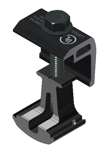 SnapNrack 242-02073 > Ultra Rail End Clamp - Black Finish