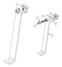 SnapNrack 242-03215 > Ultra Rail Simple Tilt Long Leg / Back Leg Mount for 10° - Portrait