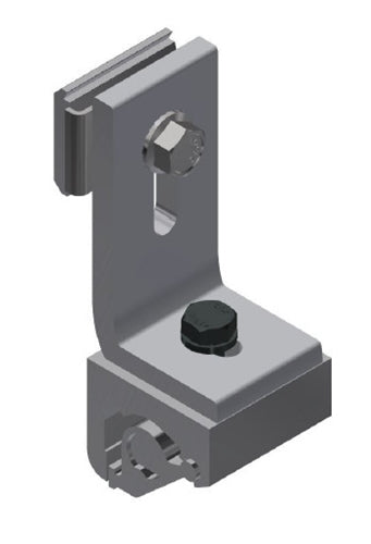 SnapNrack 242-05157 > S100 Wide Base Seam Clamp with L-Foot and Lock