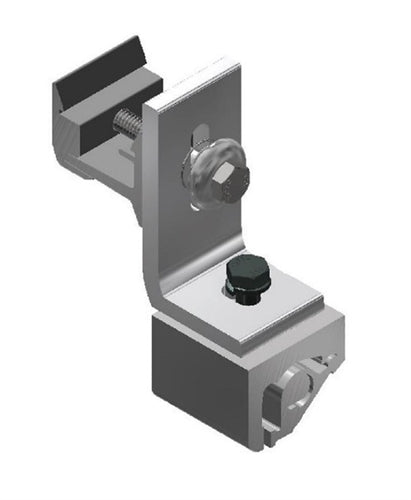 SnapNrack 242-05158 > Ultra Rail Standard Base Seam Clamp w/ L Foot & Lock Assembly / Clear Finish