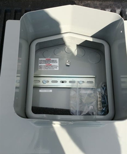 SolaDeck SD-0766-41 AD > AC/DC Enclosure Combiner or pass-thru - for deep tile roof - large 30" soft flashing