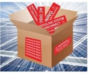 Solar Warning Label / Stickers Inspection Kit - 63 Pieces