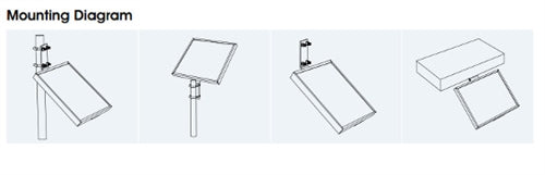Solarland USA SLB-0120 > Side of Pole/Wall Bracket Mount - for SLP Series 10W - 24W Panels