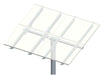 Solartech Top of Pole Mount for 4 panels - Solartech RAC-MC120S-4