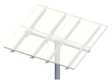 Solartech Top of Pole Mount for 4 panels - Solartech RAC-MC120S-4