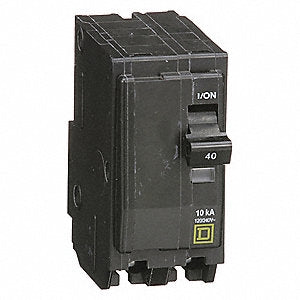 Schneider Electric / SquareD QO240 > QO Plug-On Circuit Breaker - 40A 120/240 V - 10kA - Plug-In Breaker