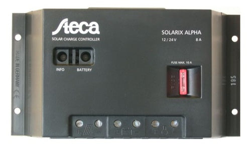 Steca Solarix Alpha - 8 Amp 12 Volt PWM Charge Controller