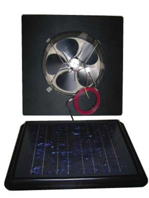 Sunrise GBL850 - 11 Watt Solar Attic Fan - Gable Mount