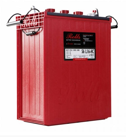 Surrette Rolls S6 L16-HC (S-550) > 6 Volt 445 Amp Hour Flooded Battery