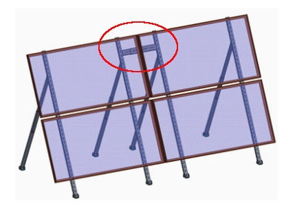 Tamarack Solar 51-0520-005 > Ground Mount Intertie Kit for UNI-GR Mounts