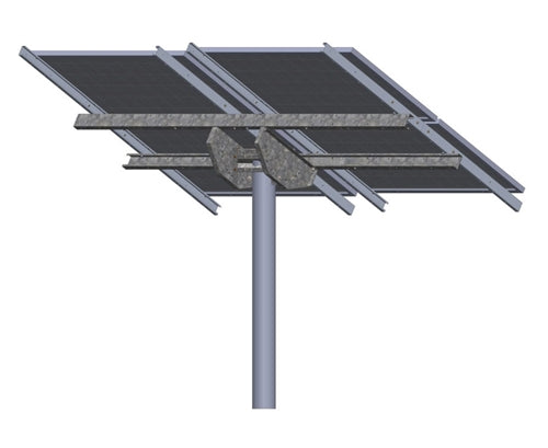 Tamarack Solar LTP-LCR/082R > Top of Pole Mount for Four Solar Panels - Landscape