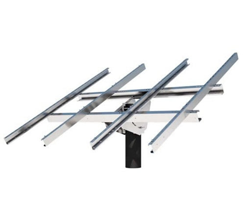 Tamarack Solar UNI-TP/12LL > Top of Pole Mount for Twelve 140 Inch Solar Panels > Long Cross Rows