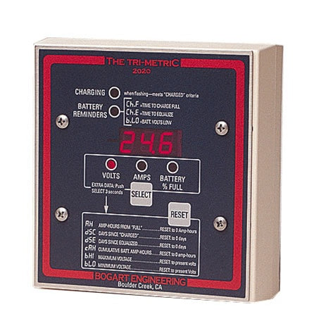 Bogart Engineering TriMetric 2020 12/24 Volt Battery System Monitor - TM-2020