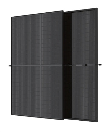 Trina Solar TSM-390-DE90C.07 > 390 Watt Mono Solar Panel, Black Frame - Bifacial / Transparent Backsheet - Pallet Quantity - 36 Solar Panels