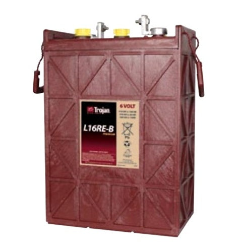 Trojan Battery 6 volt 370 Amp Hour Deep Cycle Battery - L16RE-B