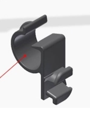 UniRac 008012P > SolarMount Micro-Inverter Wire Clip  or DC Optimizer Wire Clip
