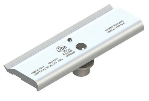 Unirac 008114M > MicroRail MLPE Mount Assembly - For Microinverters and Optimizers - Qnty 1