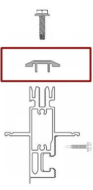 UniRac 202002C - SunFrame 192" Cap strip Size D, Clear Anodized