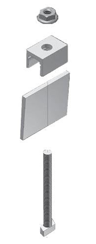 UniRac 302007D - SolarMount End Clamp Size G, Dark Bronze Anodized