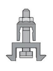 UniRac 302010C - SolarMount End Clamp Size L, Clear Anodized