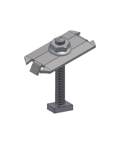 UniRac 302027C > SOLARMOUNT Integrated Bonding Top Mounting Midclamp 2.00" Bolt Length - Size B-C