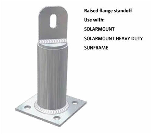 UniRac 310017-036 - 3" Raised Flange Standoff - 36 Units