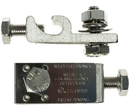 Wiley Electronics WEEB Grounding Lug for UniRac, 980011 - 10 Units