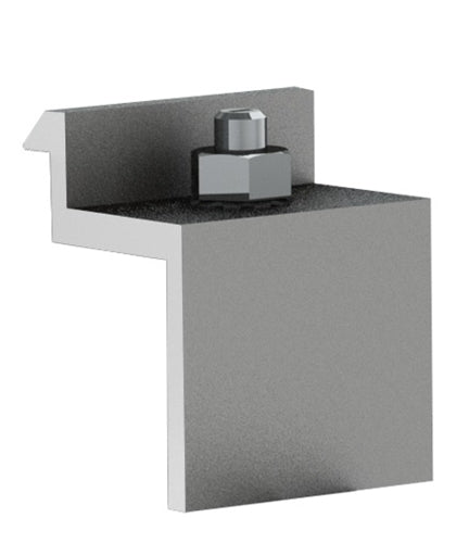 UniRac - UniRac SolarMount End Clamp, Size F, Clear, Preassembled - 302025C