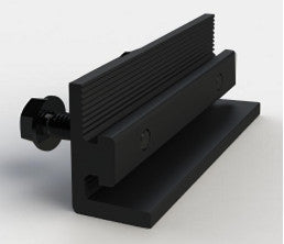 Unirac SOLARMOUNT - Integrated Bonding Splice Bar - Dark - Unirac SOLARMOUNT 303018D