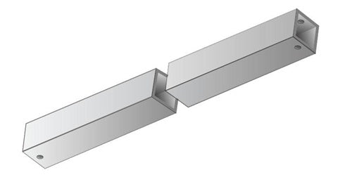 Unirac U-LA 10.5' Brace for 2" Pipe, Aluminum, 330102